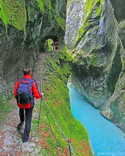 Slovenia Tolmin Gorges Painting By Numbers Kits