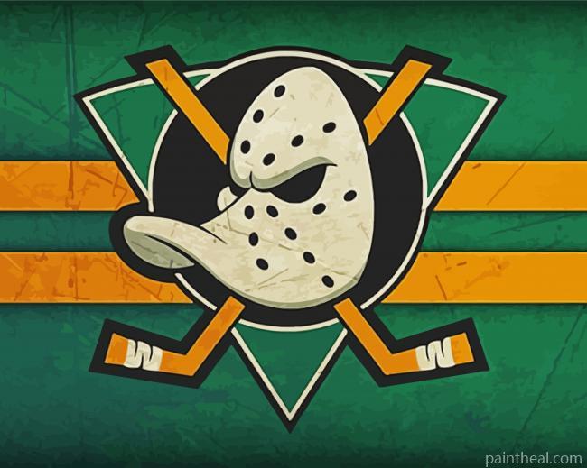 Mighty Ducks Logo Painting By Numbers Kits
