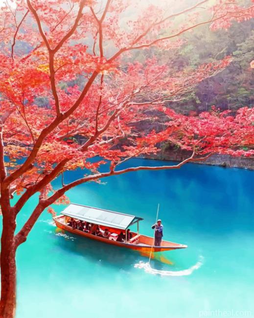 Japanese Seascape Painting By Numbers Kits