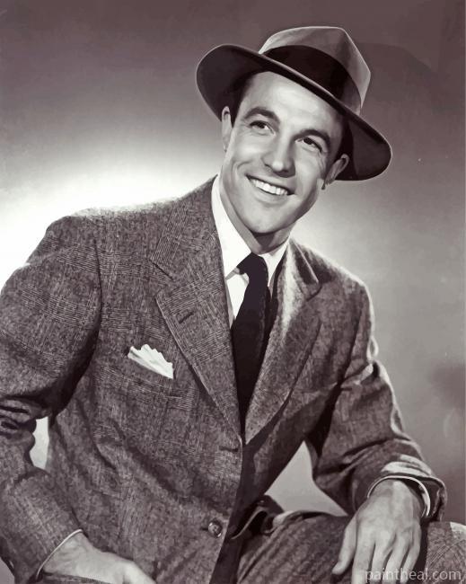 Handsome Gene Kelly Painting By Numbers Kits