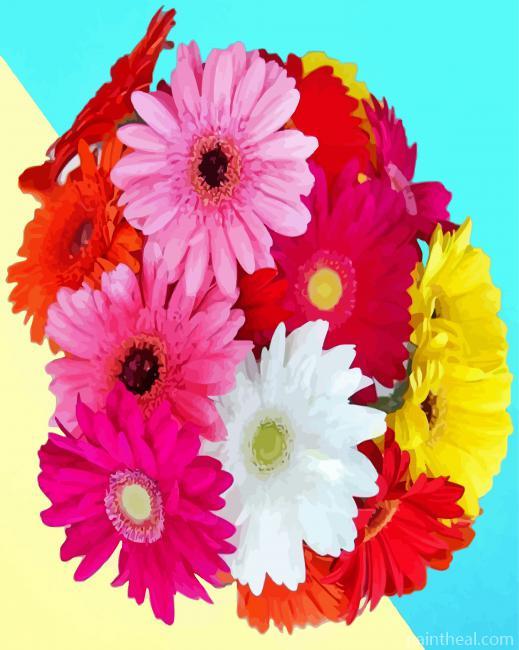 Gerberas Painting By Numbers Kits