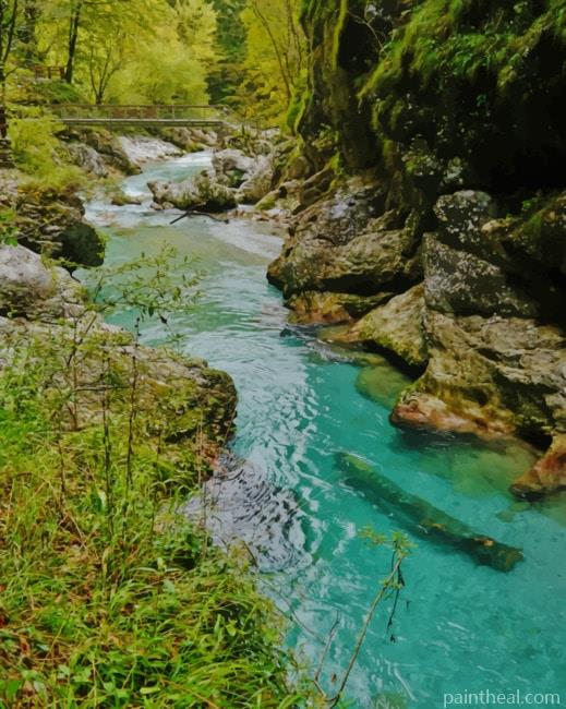 Tolmin Gorges Painting By Numbers Kits