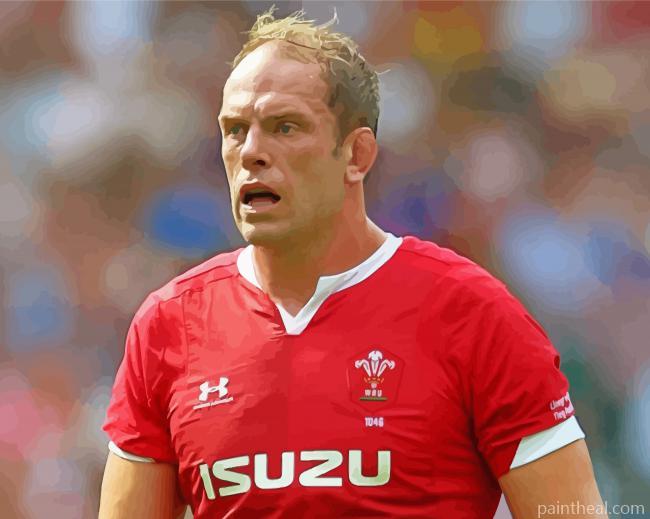Aesthetic Alun Wyn Jones Painting By Numbers Kits