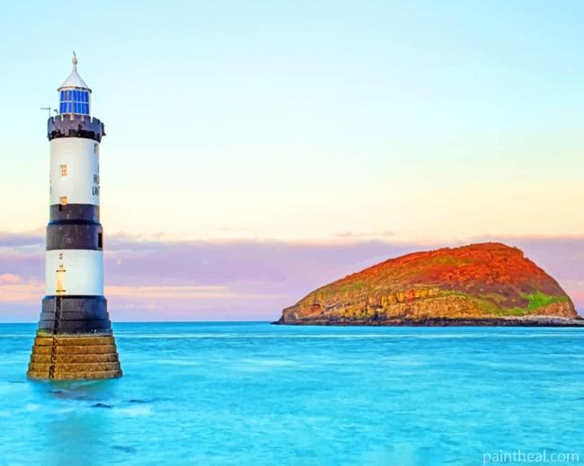 Penmon Lighthouse Painting By Numbers Kits