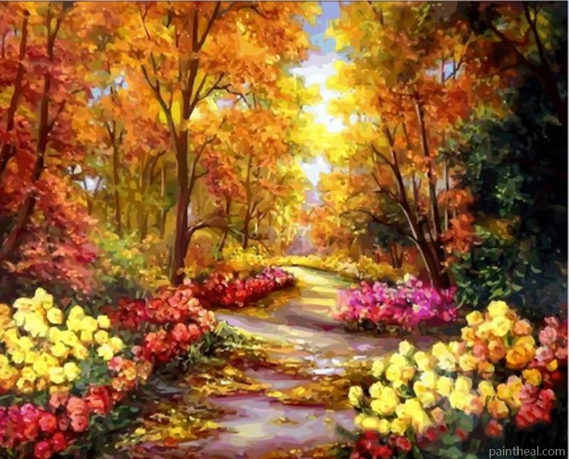 Autumn Forest Painting By Numbers Kits