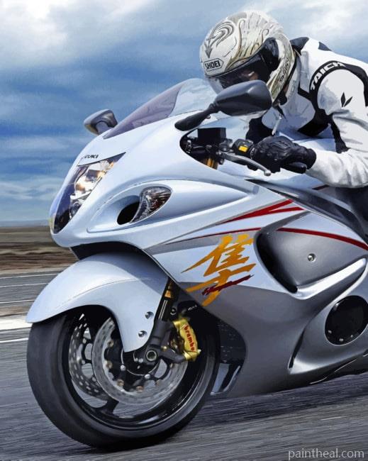 Suzuki Hayabusa Painting By Numbers Kits