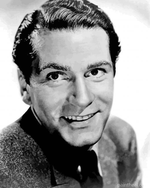 Black And White Laurence Olivier Painting By Numbers Kits