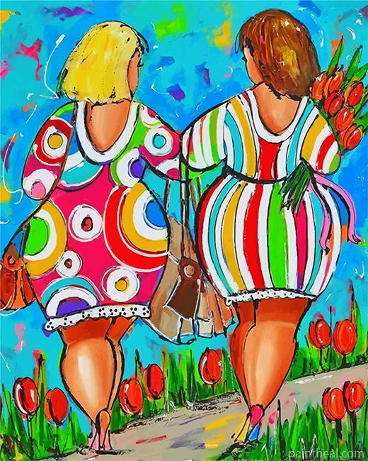 Fat Ladies Painting By Numbers Kits