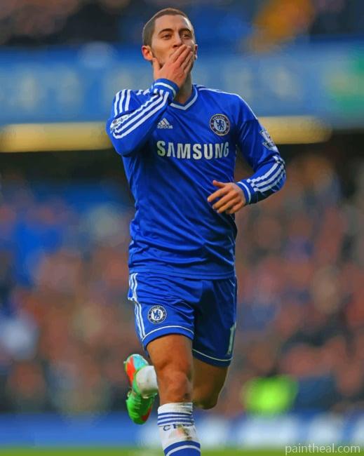 Hazard From Chelsea Team Painting By Numbers Kits