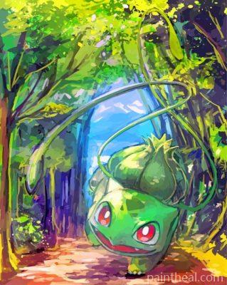 Aesthetic Bulbasaur Art Painting By Numbers Kits