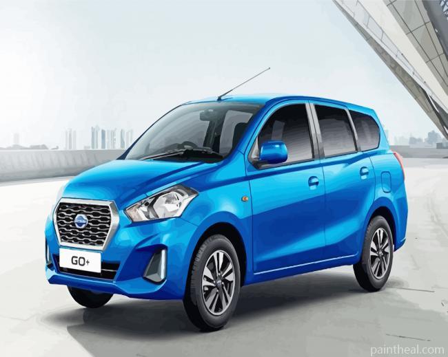 Blue Datsun Painting By Numbers Kits