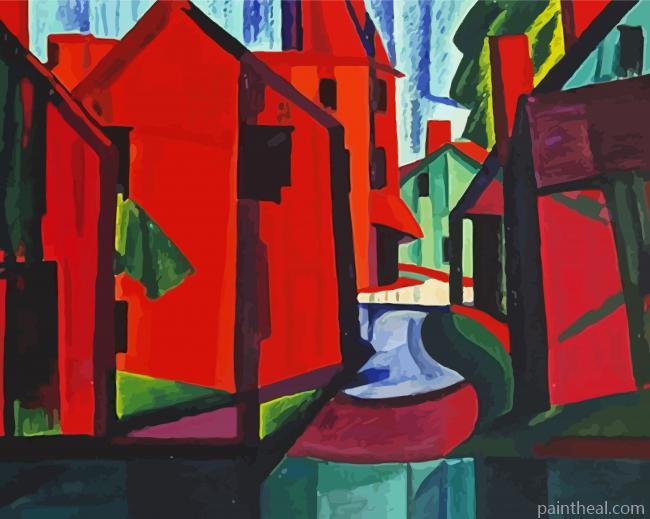 Little Falls New Jersey Oscar Bluemner Painting By Numbers Kits