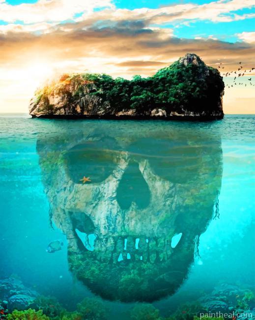 Skull Island Painting By Numbers Kits