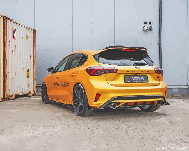 Aesthetic Ford Focus St Painting By Numbers Kits