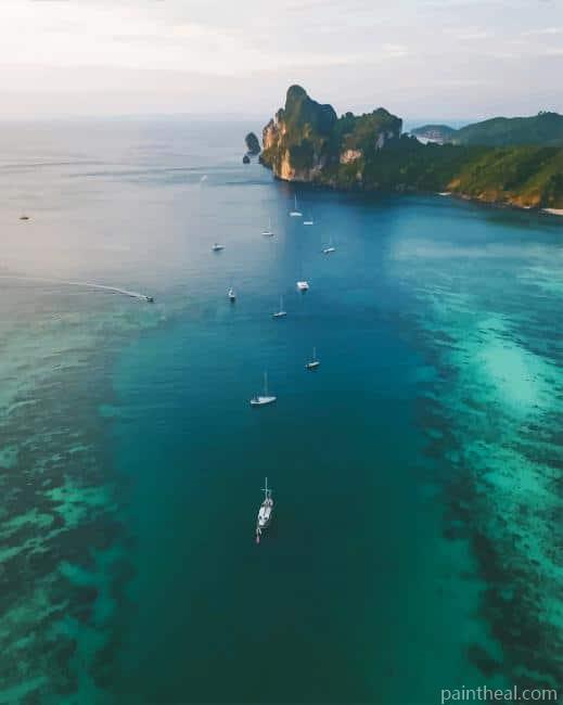 Krabi Island Thailand Painting By Numbers Kits