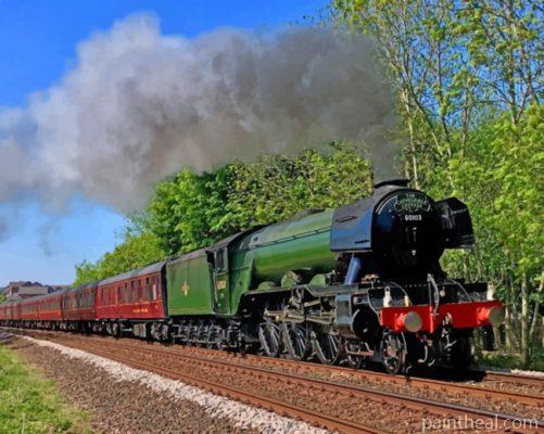 Flying Scotsman Painting By Numbers Kits