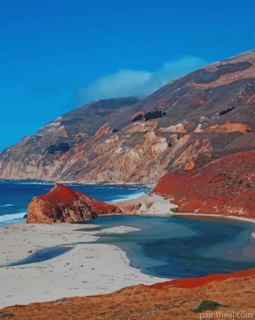 Julia Pfeiffer Burns State Park Painting By Numbers Kits