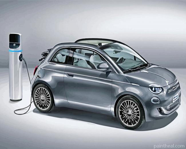 Black Fiat Painting By Numbers Kits