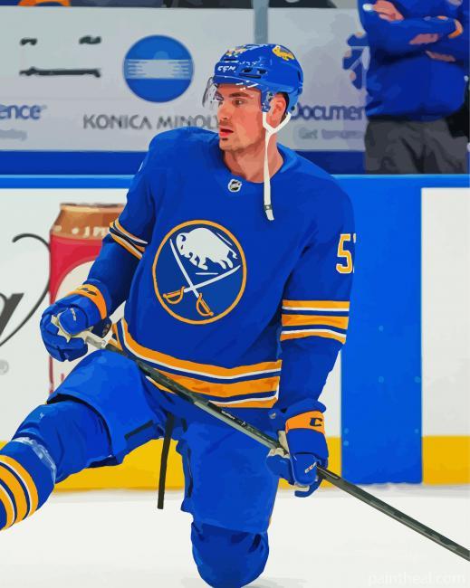 Cool Buffalo Sabres Player Painting By Numbers Kits