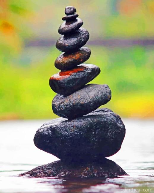 Amazing Balance Blur Boulder Painting By Numbers Kits