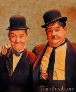 Vintage Laurel And Hardy Painting By Numbers Kits