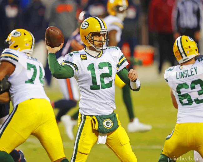 Green Bay Packers Shot Painting By Numbers Kits