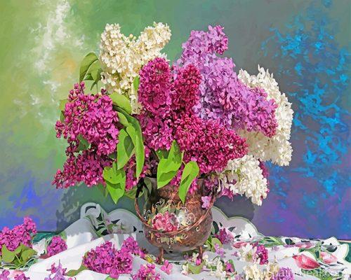 Lilac Bouquet Painting By Numbers Kits
