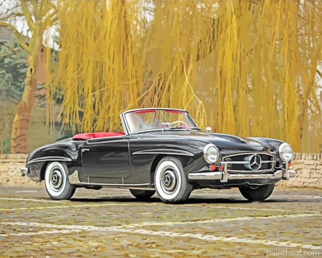Classic Black Mercedes Painting By Numbers Kits