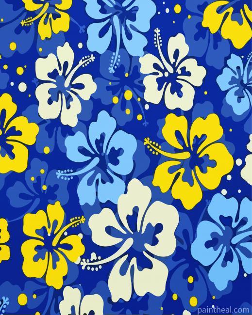 Hawaiian Paisley Painting By Numbers Kits