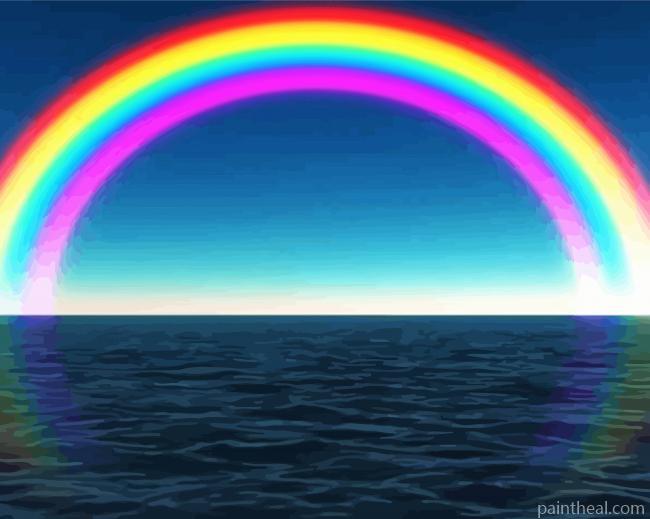 Aesthetic Rainbow Painting By Numbers Kits