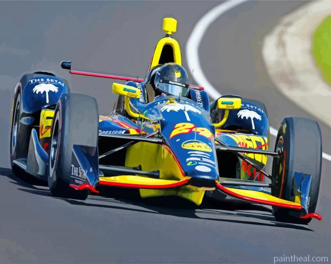 Race Car Painting By Numbers Kits