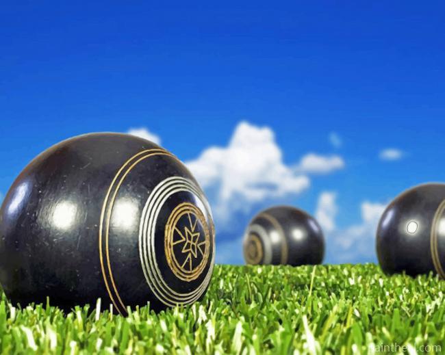 Lawn Bowls Painting By Numbers Kits