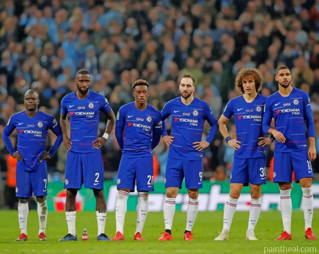 Chelsea Football Painting By Numbers Kits
