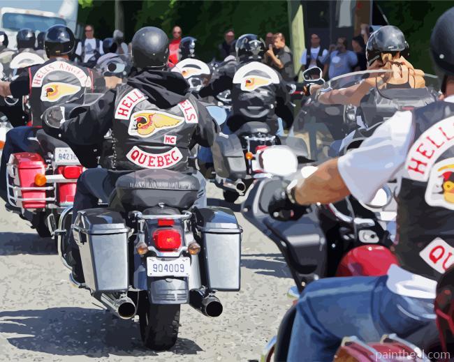 Hells Angels Canada Painting By Numbers Kits