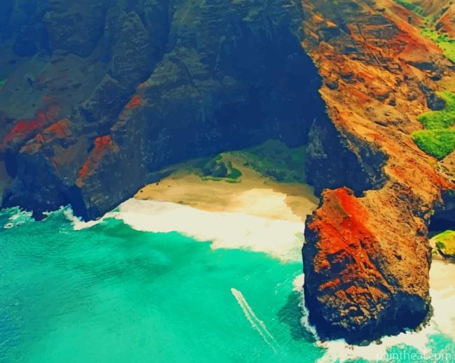 Kauai Island In Hawaii Painting By Numbers Kits