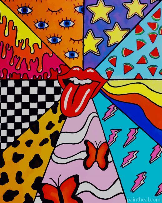 Hippie Artwork Painting By Numbers Kits