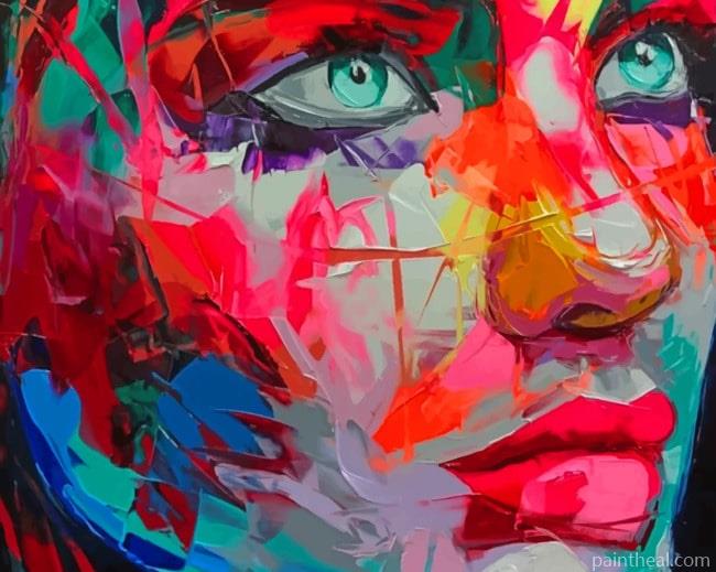 Colorful Beautiful Face NEW Painting By Numbers Kits