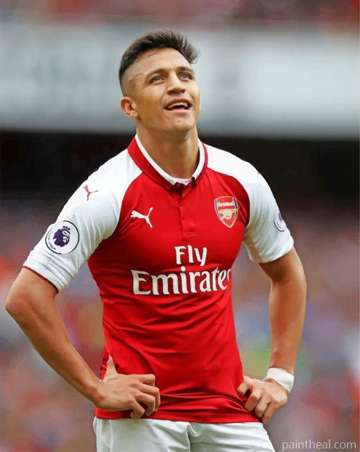 Alexis Sanchez Painting By Numbers Kits