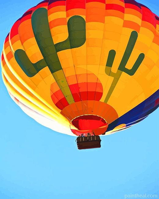 Air Balloon Painting By Numbers Kits