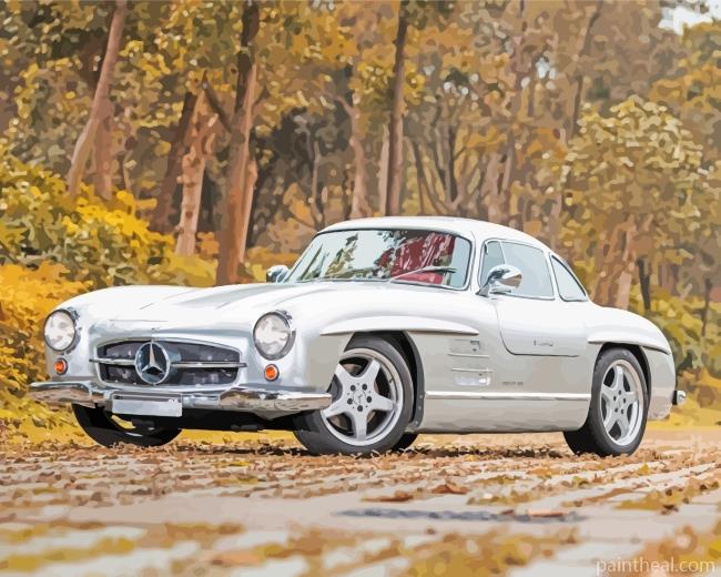 Classic Mercedes Benz Car Painting By Numbers Kits