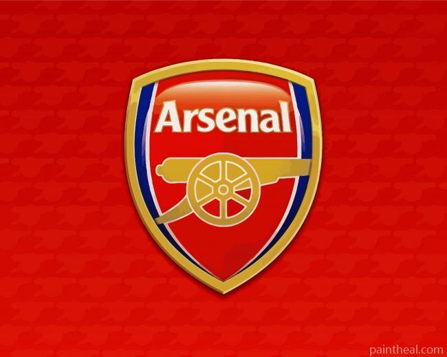 Arsenal Football Emblem Painting By Numbers Kits