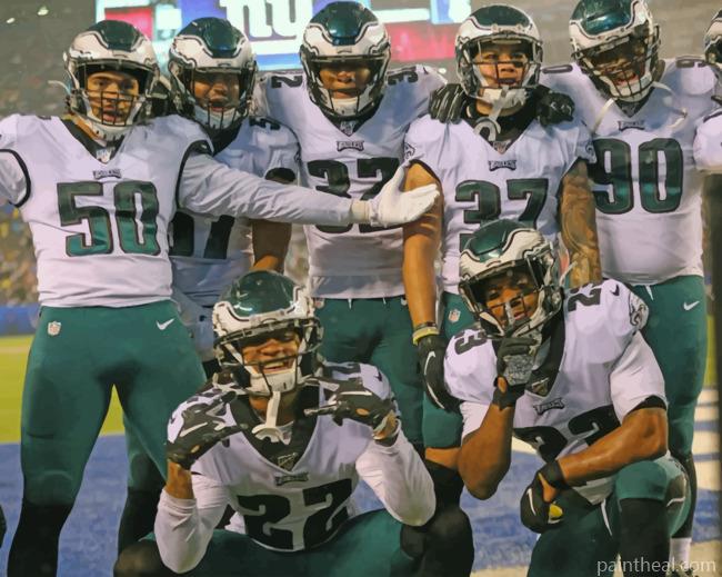 Philadelphia Eagles Team Painting By Numbers Kits