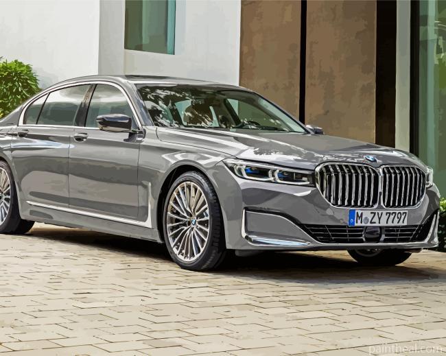 Grey 7 Series Car Painting By Numbers Kits