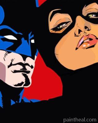 Batman And Catwoman Painting By Numbers Kits