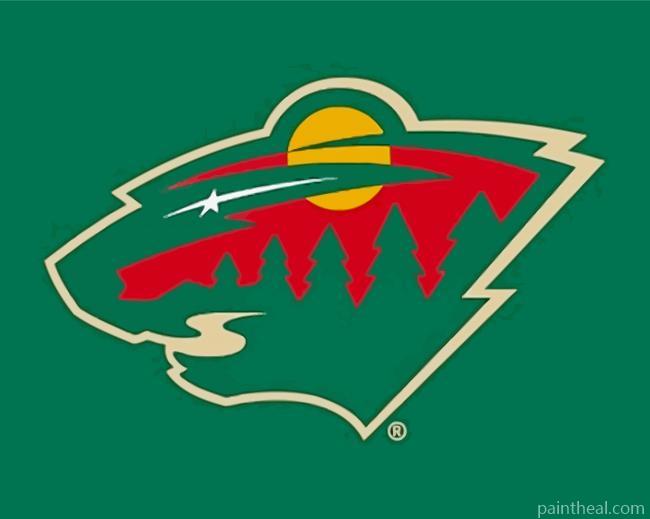 Minnesota Wild Logo Painting By Numbers Kits