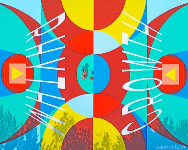 Colorful Basketball Court Painting By Numbers Kits