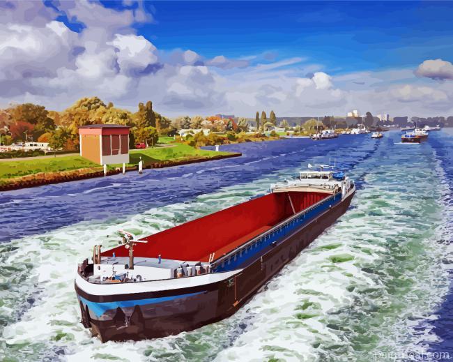 Dutch Barge Painting By Numbers Kits