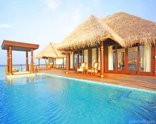 Anantara Kihavah Maldives Painting By Numbers Kits