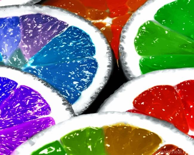 Colorful Lemons Painting By Numbers Kits