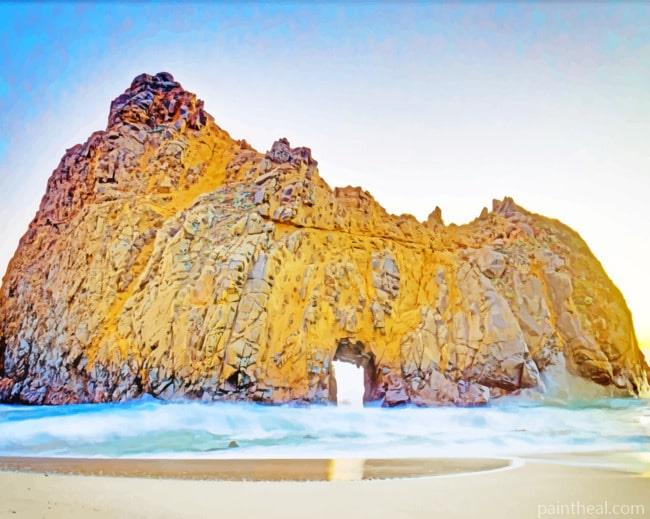 Pfeiffer Beach Rock Painting By Numbers Kits